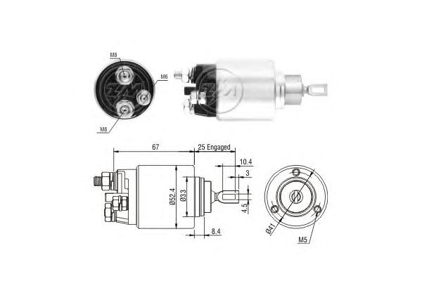 Втягивающее реле ERA ZM3381
