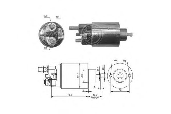 Втягивающее реле ERA ZM993