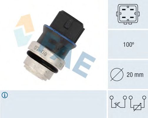 Датчик температуры охлаждающей жидкости FAE 34322