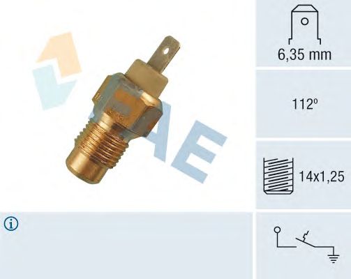 Датчик температуры охлаждающей жидкости FAE 35180