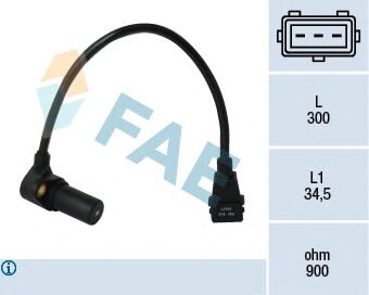 Датчик положения коленвала, распредвала FAE 79071