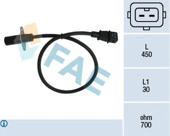 Датчик положения коленвала, распредвала FAE 79001