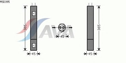 Осушитель кондиционера AVA QUALITY COOLING MSD395