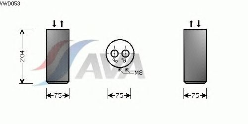 Осушитель кондиционера AVA QUALITY COOLING VWD053
