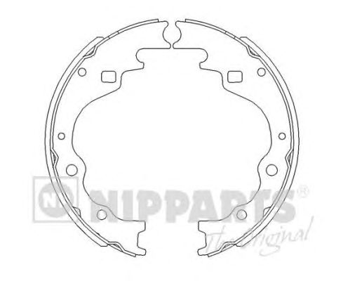 Тормозные колодки NIPPARTS J3503025