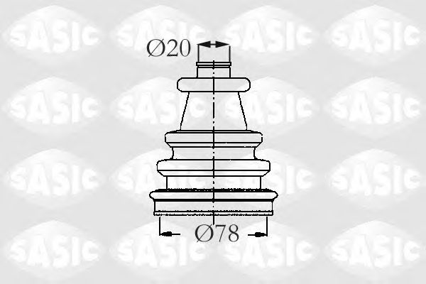 Комплект пильника ШРКШ SASIC 2873743