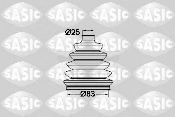 Комплект пыльника ШРУСа SASIC 1904030