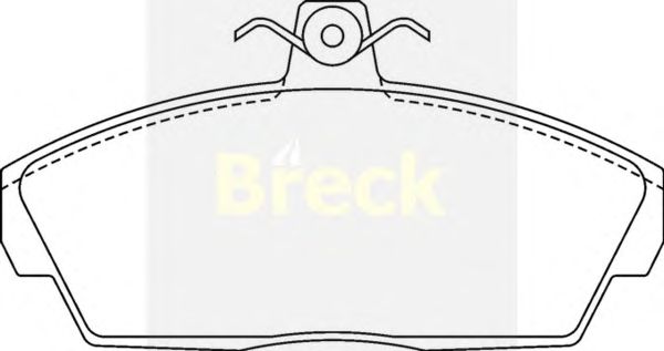 Тормозные колодки BRECK 21515 00