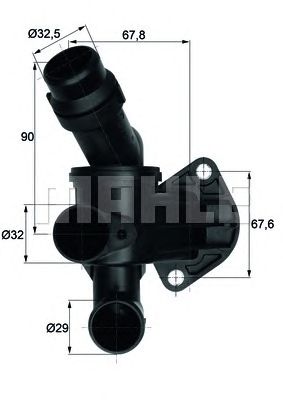 Термостат MAHLE ORIGINAL TI 7 87