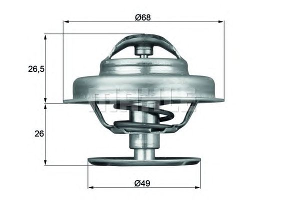 Термостат MAHLE ORIGINAL TX 62 89