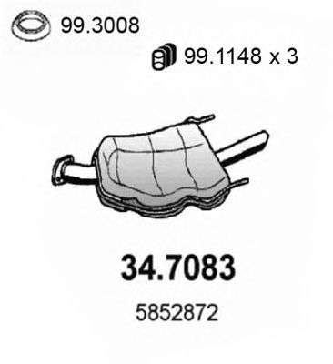 Глушник ASSO 34.7083