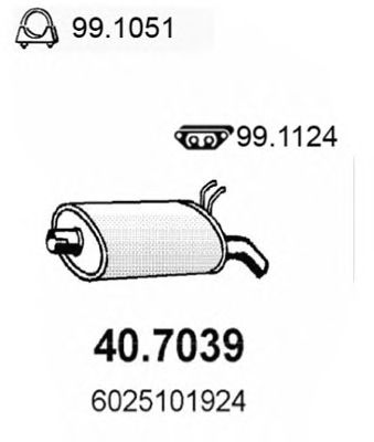 Глушник ASSO 40.7039