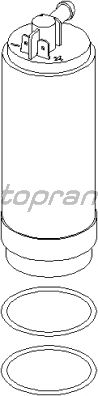 Топливный насос TOPRAN 112 461
