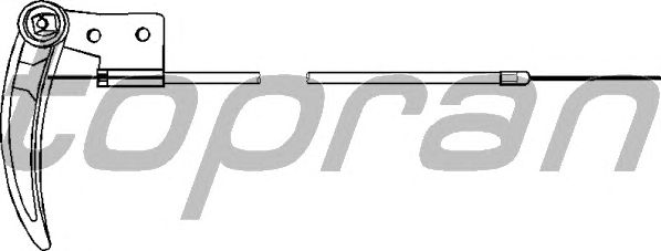 Трос замка капота TOPRAN 103 414