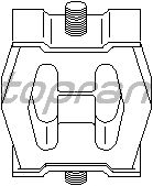 Кронштейн глушителя TOPRAN 500 189