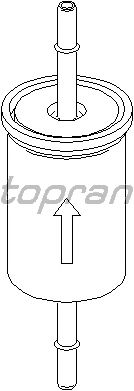 Топливный фильтр TOPRAN 301 655