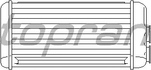 Радиатор отопителя TOPRAN 207 123