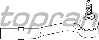 Наконечник рулевой тяги TOPRAN 720 422