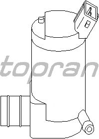Насос омывателя TOPRAN 720 281