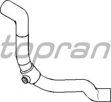 Шланг радиатора TOPRAN 700 508
