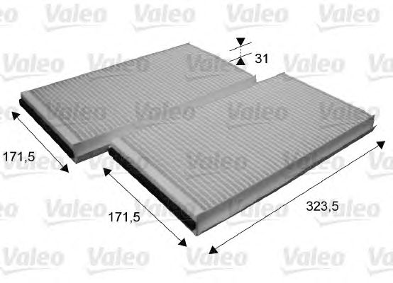 Фильтр салона VALEO 698863