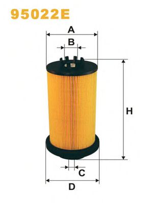 Топливный фильтр WIX FILTERS 95022E