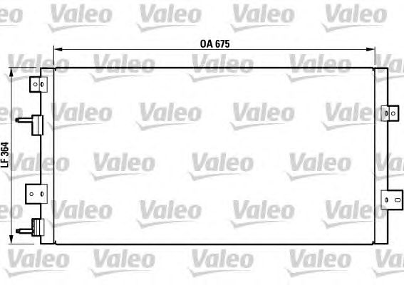 Радиатор кондиционера VALEO 817075
