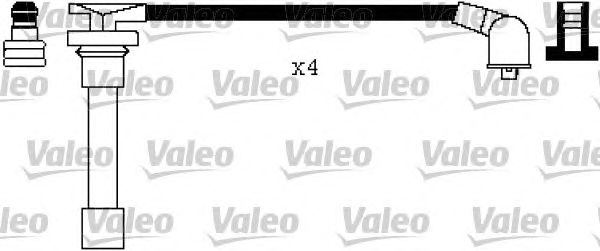 Комплект високовольтних проводів VALEO 346551