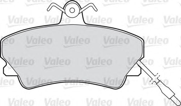 Тормозные колодки VALEO 598382