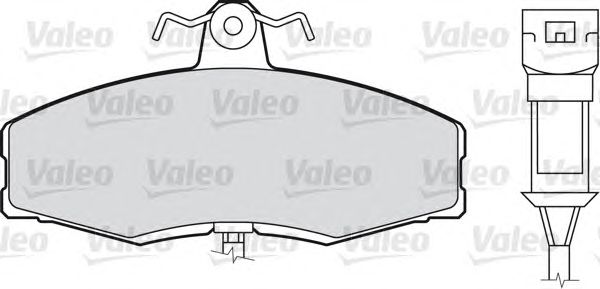 Тормозные колодки VALEO 598169