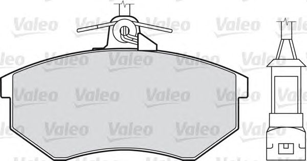 Тормозные колодки VALEO 598016