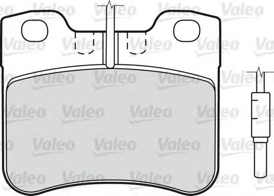 Тормозные колодки VALEO 598156