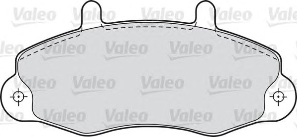 Тормозные колодки VALEO 598036
