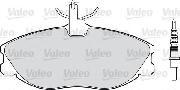 Тормозные колодки VALEO 598069