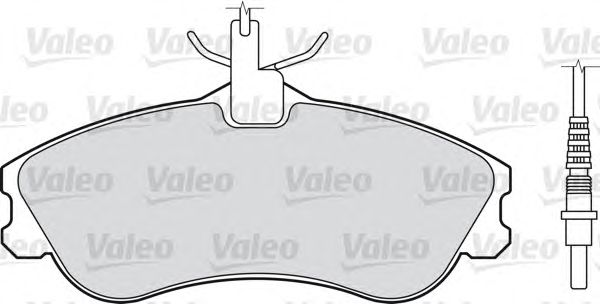 Тормозные колодки VALEO 598326