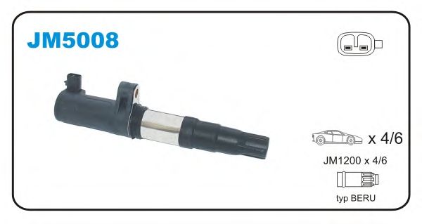 Катушка зажигания JANMOR JM5008