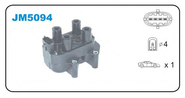 Катушка зажигания JANMOR JM5094