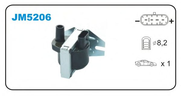 Катушка зажигания JANMOR JM5206