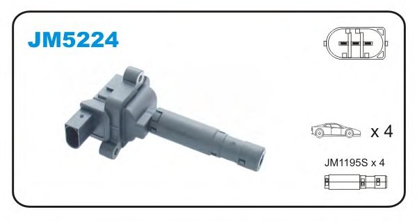 Катушка зажигания JANMOR JM5224