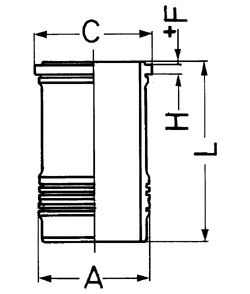 Гильза цилиндра KOLBENSCHMIDT 89420110