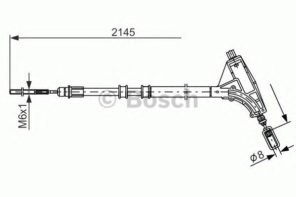 Трос ручника BOSCH 1 987 477 592