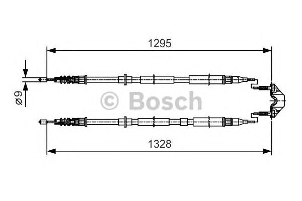 Трос ручника BOSCH 1 987 477 908