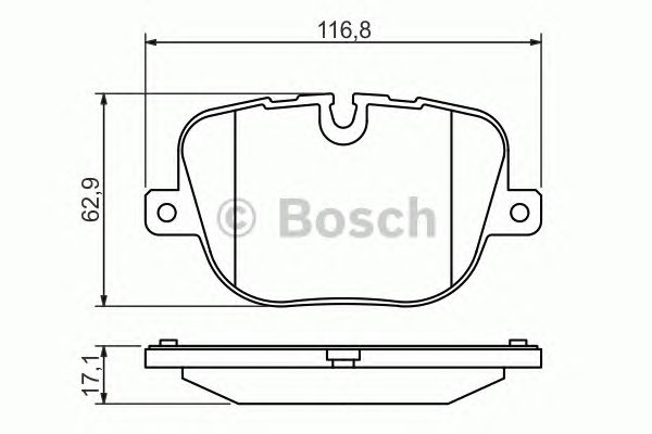Тормозные колодки BOSCH 0 986 494 409