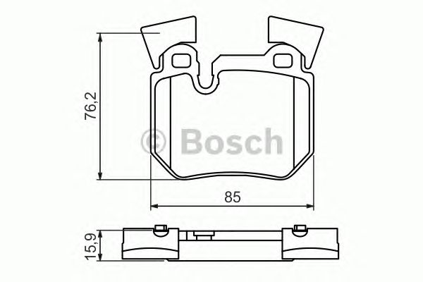 Тормозные колодки BOSCH 0 986 494 421