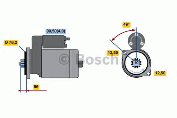 Стартер BOSCH 0 001 120 408