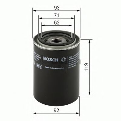 Масляний фільтр BOSCH 0 451 103 278