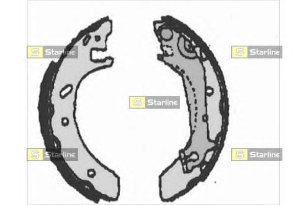 Тормозные колодки STARLINE BC 07140