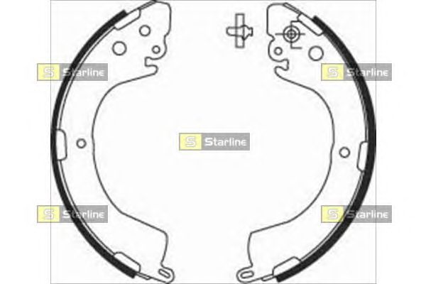 Тормозные колодки STARLINE BC 07620