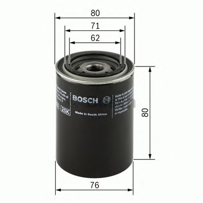 Масляный фильтр BOSCH F 026 407 005
