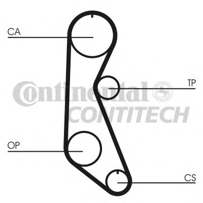 Ремень ГРМ CONTITECH CT816